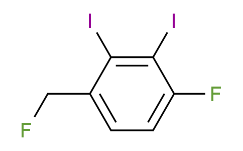 CAS No. 1803736-42-6, 1,2-Diiodo-3-fluoro-6-(fluoromethyl)benzene