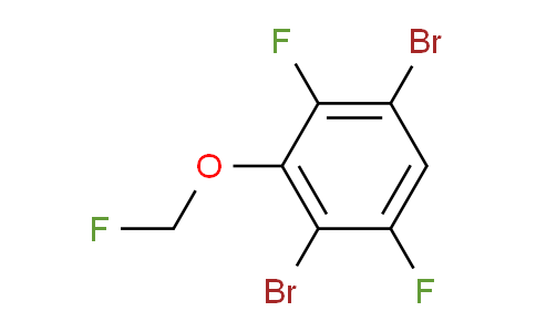 CAS No. 1806354-10-8, 1,4-Dibromo-2,5-difluoro-3-(fluoromethoxy)benzene