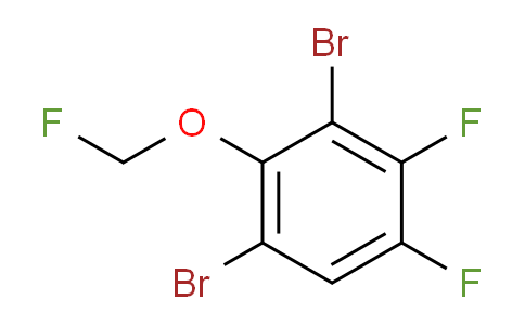 CAS No. 1806281-86-6, 1,3-Dibromo-4,5-difluoro-2-(fluoromethoxy)benzene