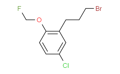 CAS No. 1804237-14-6, 1-(3-Bromopropyl)-5-chloro-2-(fluoromethoxy)benzene