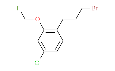 CAS No. 1806521-90-3, 1-(3-Bromopropyl)-4-chloro-2-(fluoromethoxy)benzene
