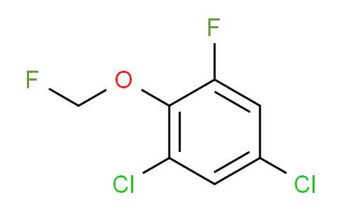 CAS No. 1803725-36-1, 1,5-Dichloro-3-fluoro-2-(fluoromethoxy)benzene