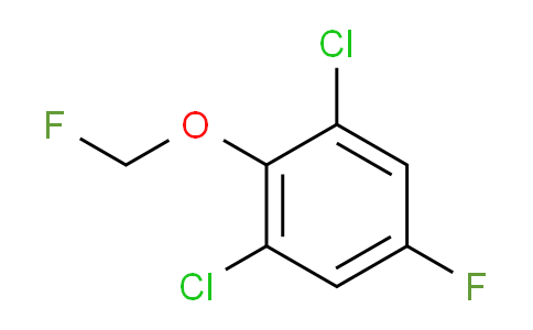 CAS No. 1803835-41-7, 1,3-Dichloro-5-fluoro-2-(fluoromethoxy)benzene