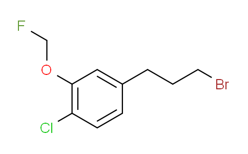 CAS No. 1805850-23-0, 1-(3-Bromopropyl)-4-chloro-3-(fluoromethoxy)benzene