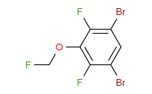 CAS No. 1803780-65-5, 1,5-Dibromo-2,4-difluoro-3-(fluoromethoxy)benzene