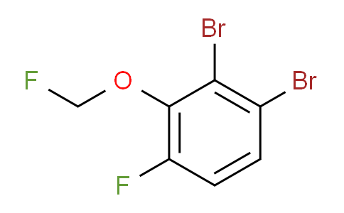 CAS No. 1804933-46-7, 1,2-Dibromo-4-fluoro-3-(fluoromethoxy)benzene