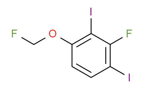 CAS No. 1803829-97-1, 1,3-Diiodo-2-fluoro-4-(fluoromethoxy)benzene
