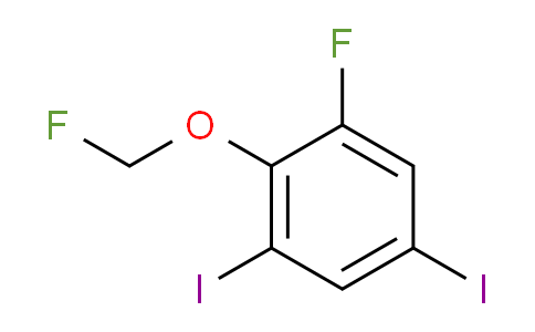 CAS No. 1806291-68-8, 1,5-Diiodo-3-fluoro-2-(fluoromethoxy)benzene