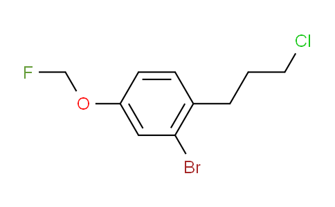 CAS No. 1805880-34-5, 1-Bromo-2-(3-chloropropyl)-5-(fluoromethoxy)benzene