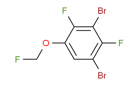 CAS No. 1806322-50-8, 1,3-Dibromo-2,4-difluoro-5-(fluoromethoxy)benzene