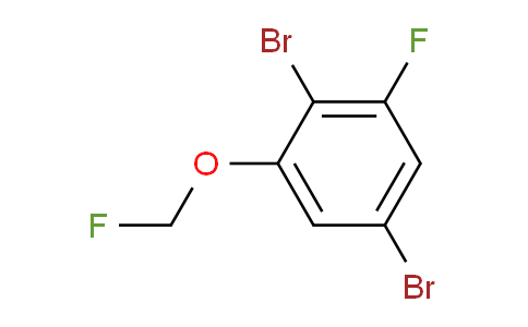 CAS No. 1805123-30-1, 1,4-Dibromo-2-fluoro-6-(fluoromethoxy)benzene