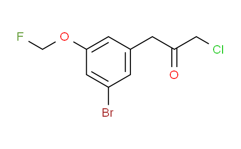 CAS No. 1806337-93-8, 1-(3-Bromo-5-(fluoromethoxy)phenyl)-3-chloropropan-2-one