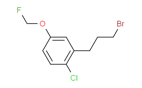 CAS No. 1805706-47-1, 1-(3-Bromopropyl)-2-chloro-5-(fluoromethoxy)benzene