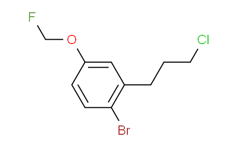 CAS No. 1806472-07-0, 1-Bromo-2-(3-chloropropyl)-4-(fluoromethoxy)benzene