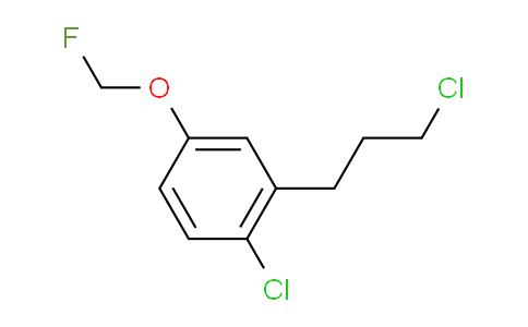 CAS No. 1805685-01-1, 1-Chloro-2-(3-chloropropyl)-4-(fluoromethoxy)benzene