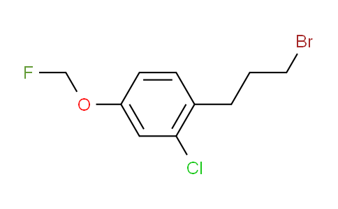 CAS No. 1804034-63-6, 1-(3-Bromopropyl)-2-chloro-4-(fluoromethoxy)benzene
