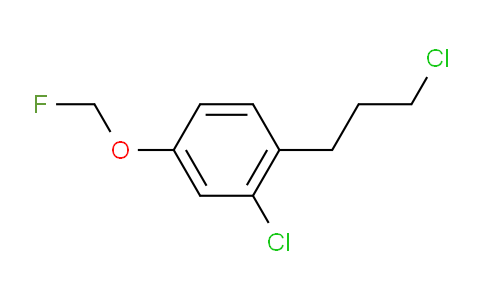 CAS No. 1805728-33-9, 1-Chloro-2-(3-chloropropyl)-5-(fluoromethoxy)benzene