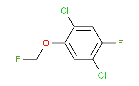 CAS No. 1806329-38-3, 1,4-Dichloro-2-fluoro-5-(fluoromethoxy)benzene