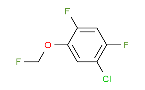 CAS No. 1805225-38-0, 1-Chloro-2,4-difluoro-5-(fluoromethoxy)benzene