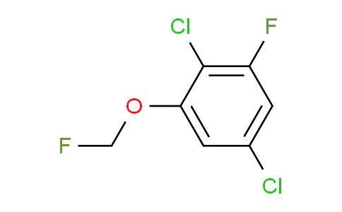 CAS No. 1807089-21-9, 1,4-Dichloro-2-fluoro-6-(fluoromethoxy)benzene