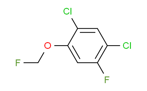 CAS No. 1804886-43-8, 1,5-Dichloro-2-fluoro-4-(fluoromethoxy)benzene