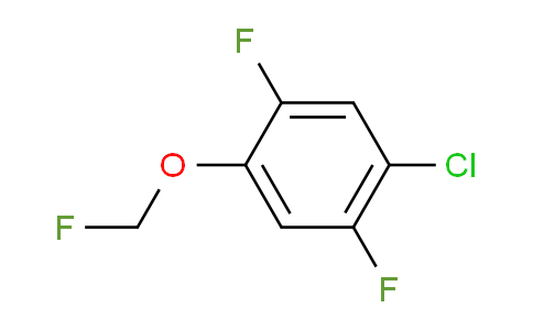 CAS No. 1807045-13-1, 1-Chloro-2,5-difluoro-4-(fluoromethoxy)benzene