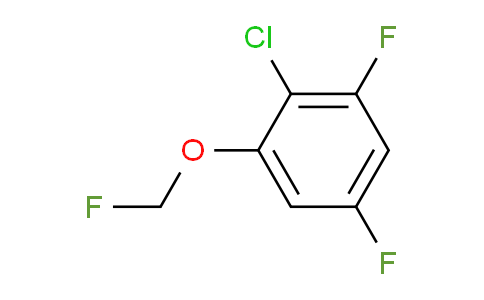 CAS No. 1807133-34-1, 1-Chloro-2,4-difluoro-6-(fluoromethoxy)benzene