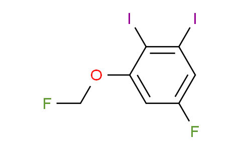 CAS No. 1806354-16-4, 1,2-Diiodo-5-fluoro-3-(fluoromethoxy)benzene
