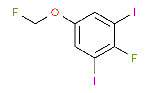 CAS No. 1803827-38-4, 1,3-Diiodo-2-fluoro-5-(fluoromethoxy)benzene