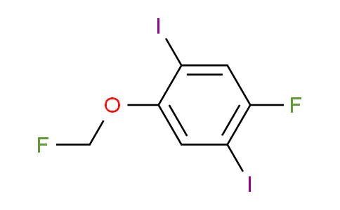 CAS No. 1806330-43-7, 1,4-Diiodo-2-fluoro-5-(fluoromethoxy)benzene