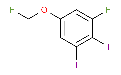 CAS No. 1806316-66-4, 1,2-Diiodo-3-fluoro-5-(fluoromethoxy)benzene