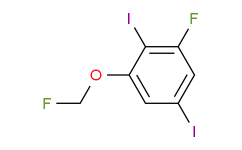 CAS No. 1803853-04-4, 1,4-Diiodo-2-fluoro-6-(fluoromethoxy)benzene