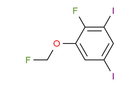 CAS No. 1806316-70-0, 1,5-Diiodo-2-fluoro-3-(fluoromethoxy)benzene