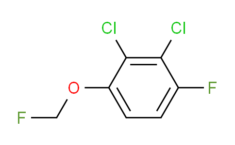 CAS No. 1804886-30-3, 1,2-Dichloro-3-fluoro-6-(fluoromethoxy)benzene