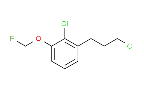 CAS No. 1804034-70-5, 1-Chloro-2-(3-chloropropyl)-6-(fluoromethoxy)benzene