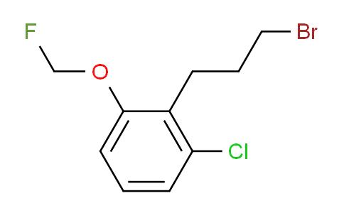 CAS No. 1804073-38-8, 1-(3-Bromopropyl)-2-chloro-6-(fluoromethoxy)benzene