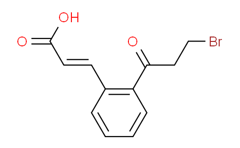 CAS No. 1807418-37-6, (E)-3-(2-(3-Bromopropanoyl)phenyl)acrylic acid