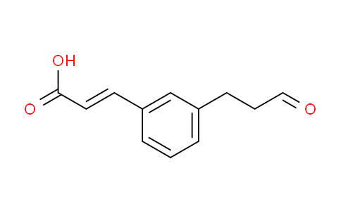CAS No. 1807314-12-0, (E)-3-(3-(3-Oxopropyl)phenyl)acrylic acid