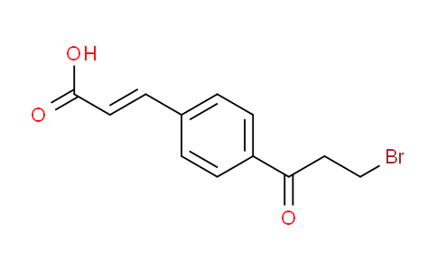 CAS No. 1807359-62-1, (E)-3-(4-(3-Bromopropanoyl)phenyl)acrylic acid