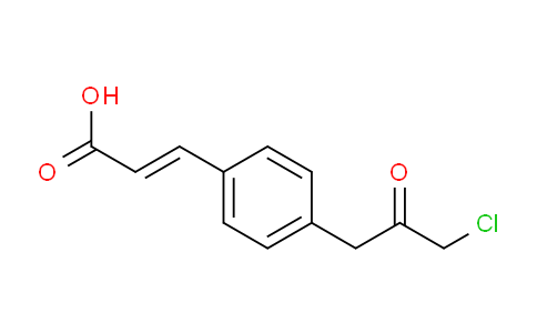CAS No. 1807391-30-5, (E)-3-(4-(3-Chloro-2-oxopropyl)phenyl)acrylic acid