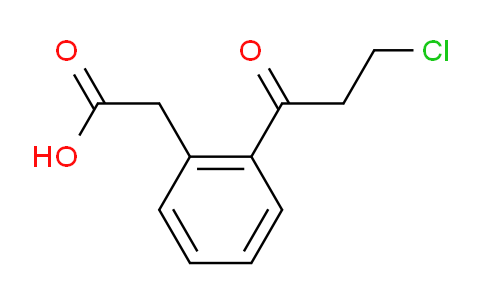 CAS No. 1803864-51-8, 1-(2-(Carboxymethyl)phenyl)-3-chloropropan-1-one