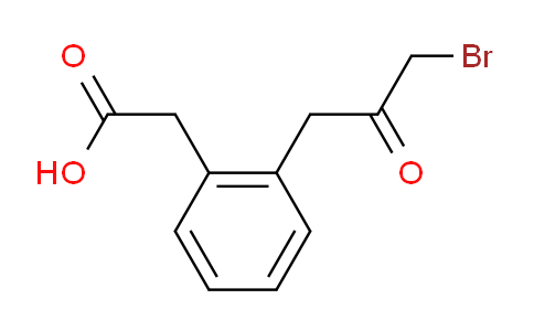 CAS No. 1804038-42-3, 1-Bromo-3-(2-(carboxymethyl)phenyl)propan-2-one