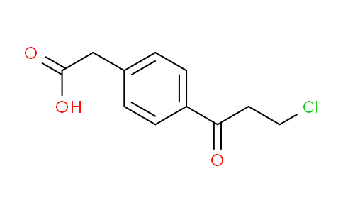 CAS No. 1803746-11-3, 1-(4-(Carboxymethyl)phenyl)-3-chloropropan-1-one