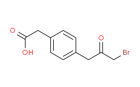 CAS No. 1806533-93-6, 1-Bromo-3-(4-(carboxymethyl)phenyl)propan-2-one