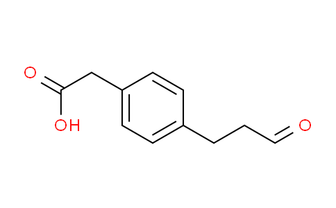 CAS No. 1803881-90-4, (4-(Carboxymethyl)phenyl)propanal