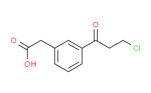 CAS No. 1804456-10-7, 1-(3-(Carboxymethyl)phenyl)-3-chloropropan-1-one