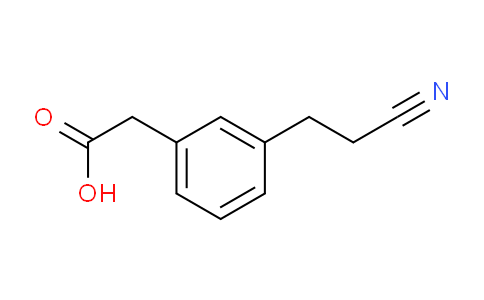 CAS No. 1803831-67-5, (3-(Carboxymethyl)phenyl)propanenitrile