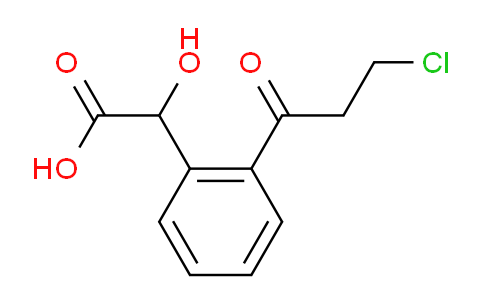 CAS No. 1806498-19-0, 1-(2-(Carboxy(hydroxy)methyl)phenyl)-3-chloropropan-1-one