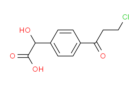 CAS No. 1803746-36-2, 1-(4-(Carboxy(hydroxy)methyl)phenyl)-3-chloropropan-1-one