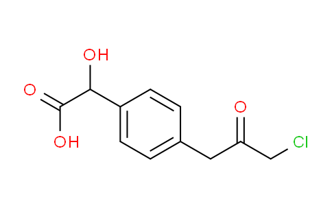 CAS No. 1806418-59-6, 1-(4-(Carboxy(hydroxy)methyl)phenyl)-3-chloropropan-2-one